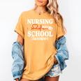 Nursing School Survivor 2025 RN ER Graduation Nurse Grad Women's Comfort Colors T-Shirt Mustard