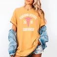Nursing School Survivor Apparel Graduation Party Nurse RN Women's Comfort Colors T-Shirt Mustard