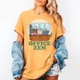 Office Zen Introvert Office Staff Secretary Employee Admin Women's Comfort Colors T-Shirt Mustard