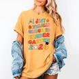 I Officially Graduated Kindergarten Graduation Class 2024 Women's Comfort Colors T-Shirt Mustard