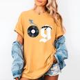 Old School Dad OG Hip Hop Head Vinyl Retro 80s90s Nostalgia Women's Comfort Colors T-Shirt Mustard