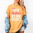 One Degree Hotter Class Of 2018 Graduation T-Shirt Women's Comfort Colors T-Shirt Mustard