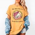Me After One Social Interaction Introvert Saying Women's Comfort Colors T-Shirt Mustard