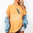 Outdoor Introvert Vibes Weekend Climber Women's Comfort Colors T-Shirt Mustard