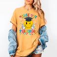 Peace Out Preschool Graduation Last Day Teachers Boys Girls Women's Comfort Colors T-Shirt Mustard