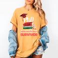 PhD PhD Graduation Gifts PhD Survivor T-Shirt Women's Comfort Colors T-Shirt Mustard