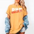 PHD Nailed It Graduation Doctorate Graduate Women's Comfort Colors T-Shirt Mustard