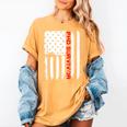 PhD Survivor Graduation American Flag Shirt Degree Tee Women Kids Men Women's Comfort Colors T-Shirt Mustard