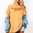 PhD Thesis Defense Graphic Doctoral Graduation Women's Comfort Colors T-Shirt Mustard