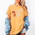 Phinally Done PhD T Shirt Graduation Women's Comfort Colors T-Shirt Mustard