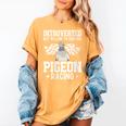 Pigeon Racing Introvert Pigeon Breeder Homing Pigeon Women's Comfort Colors T-Shirt Mustard Pigeon Racing Introvert Pigeon Breeder Homing Pigeon Women's Comfort Colors T-Shirt Mustard