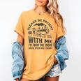 Please Be Patient With Me I'm From The 1900s Funny Train Premium Women's Comfort Colors T-Shirt Mustard