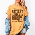 Please Be Patient With Me I'm From The 1900s 1900s Meme Women's Comfort Colors T-Shirt Mustard
