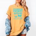 Please Be Patient With Me I'm From The 1900s Pixel Wagon Women's Comfort Colors T-Shirt Mustard