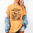 Please Be Patient With Me I'm From The 1900s Quote Women's Comfort Colors T-Shirt Mustard