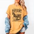 Please Be Patient With Me I'm From The 1900s Graphic Women's Comfort Colors T-Shirt Mustard
