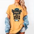 Police Officer National Week T-Shirt Graduation 2018 Women's Comfort Colors T-Shirt Mustard