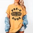 Pre-K Dude Shirt Boy Girl Graduation Back To School Women's Comfort Colors T-Shirt Mustard