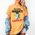 Pre K Nailed It Shirt 2019 Shark Graduation TShirt Women's Comfort Colors T-Shirt Mustard