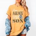 Proud Army National Guard Son National Guard Graduation Women's Comfort Colors T-Shirt Mustard