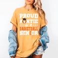 Proud Auntie Of a Basketball Senior 2026 Graduation Gifts Women's Comfort Colors T-Shirt Mustard