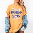 Proud BOYFRIEND Of A Class 2019 Senior Tee Graduation Women's Comfort Colors T-Shirt Mustard