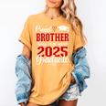 Proud Brother Of A Class Of 2025 Graduate Senior Graduation Women's Comfort Colors T-Shirt Mustard