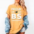Proud Of My BS In Biology Graduation T-Shirt Women's Comfort Colors T-Shirt Mustard