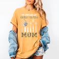 Proud Coast Guard Mom US Coast Guard Graduation Mom Women's Comfort Colors T-Shirt Mustard