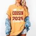 Proud Cousin Of A 2025 Graduate For Graduation Women's Comfort Colors T-Shirt Mustard