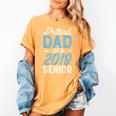 Proud Dad Of A Class 2019 Senior T Shirt Graduation Women's Comfort Colors T-Shirt Mustard