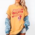 Proud Educated Latina Graduation Masters Degree PhD Women's Comfort Colors T-Shirt Mustard