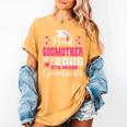 Proud Godmother Of 5th Grade Graduate 2025 Family Graduation Women's Comfort Colors T-Shirt Mustard
