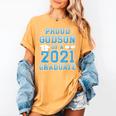 Proud Godson Of a 2021 Graduate School Graduation Family Women's Comfort Colors T-Shirt Mustard