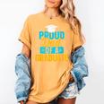 Proud Graduation Dad Father Of Graduates Women's Comfort Colors T-Shirt Mustard