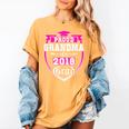 Proud Grandma Of a 2018 Grad Graduation Family Women's Comfort Colors T-Shirt Mustard