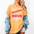 Proud Grandma Of a 2018 Senior Tshirt Graduation Women's Comfort Colors T-Shirt Mustard