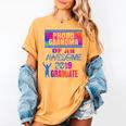 Proud Grandma Of A 2019 Graduate Senior Class Graduation Women's Comfort Colors T-Shirt Mustard
