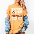 Proud Grandma Of a Football Senior 2026 Graduation Women's Comfort Colors T-Shirt Mustard