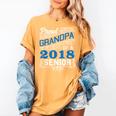 Proud Grandpa Of 2018 Senior T-Shirt Student Graduation Women's Comfort Colors T-Shirt Mustard
