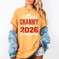 Proud Granny Of A Class Of 2026 Graduate Senior Graduation Women's Comfort Colors T-Shirt Mustard