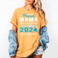 Proud Mama Of 5th Grade Graduate 2024 Elementary Graduation Women's Comfort Colors T-Shirt Mustard