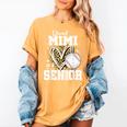 Proud Mimi Of A 2026 Senior Baseball Graduation Leopard Women's Comfort Colors T-Shirt Mustard