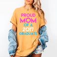 Proud Mom Of A 2017 Graduate Graduation Tee T-Shirt Women's Comfort Colors T-Shirt Mustard