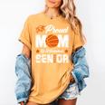 Proud Mom Of a Basketball Senior Class Of 2026 Graduation Women's Comfort Colors T-Shirt Mustard
