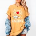 Proud Mom Of A High School Graduation Senior Mom Shirt Women's Comfort Colors T-Shirt Mustard