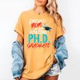 Proud Mom PhD Doctoral Graduation Doctorate Degree Women's Comfort Colors T-Shirt Mustard
