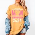 PROUD MUM OF A Pre-K GRAD 2024 Pre-K Graduation 2024 Mom Women's Comfort Colors T-Shirt Mustard