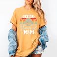 Proud Senior Mom Marching Band Mom Class Of 2025 Graduation Women's Comfort Colors T-Shirt Mustard