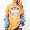 Proud Sister Of a 2018 Grad Graduation Family Women's Comfort Colors T-Shirt Mustard